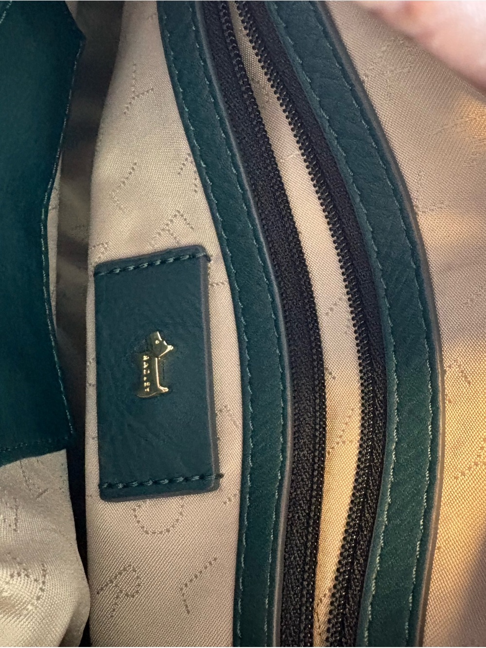 Radley London Dark Green Leather Purse with Matching Wallet - Picture 9 of 12